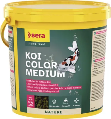 Produktbild von Sera Koifutter Color Medium für mittelgroße Koi 3,8 L