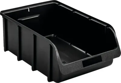 Produktbild von Sichtbox Hünersdorff Gr. 5 Kunststoff schwarz