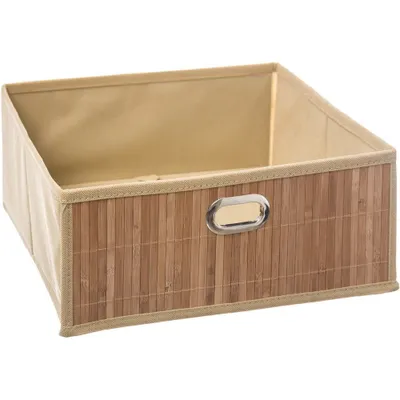 Produktbild von Aufbewahrungskorb KEMBA Bambus 31x31x14 cm