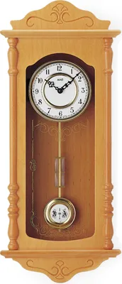 Produktbild von AMS W7013-16 Pendelwanduhr mit Erlen-Holzgehäuse und Schlagwerk