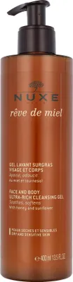 Immagine prodotto di Nuxe, Reve de Miel, Gel detergente ultra ricco per viso e corpo, 400 ml