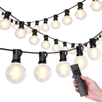 Zdjęcie produktu dla Girlanda ogrodowa świetlna łańcuch 25x LED 15m 9 trybów lampki ogrodowe 9W