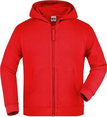 Produktbild von Hooded Jacket Junior red, Gr. M