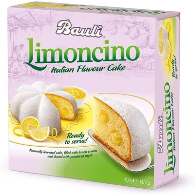 Produktbild von Bauli italienischer Hefekuchen Limoncello Zitronencremefüllung 400g