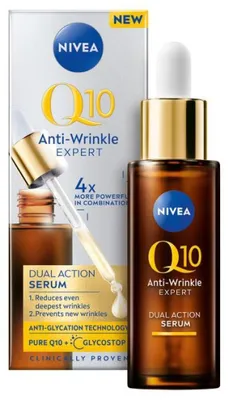 Produktbild von NIVEA Q10 Anti-Wrinkle Expert Dual Action Face Serum 30ml