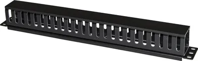 Produktbild von LINK LKORG1UL, Kabelmanagementtafel, Metall, Kunststoff, Schwarz, 1 Stück(e), 470 g
