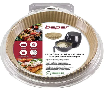 Obrázok produktu pre Formičky do fritézy Beper C103ACC001, 100 ks, 20 cm, hnedé
