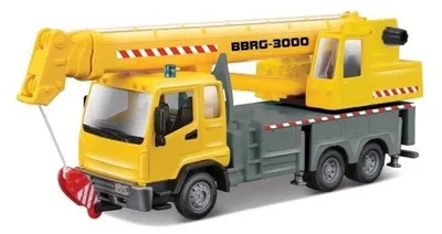 Produktbild von Lkw Kran Gelb Modell Bburago 18-32265