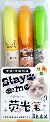 Produktbild von Cats Cats Textmarker 3 Stück M&G