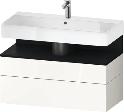 Produktbild von DURAVIT QA4395016220010 QTG WTU WH Ek. 990x470x590 Wß Hgl. H