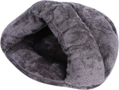 Produktbild von Hundehaus Haustier-Schlafsack Bett für Hund, Katze, Welpe, Hundehöhle, Katzenhöhle, dickes Hundebett, weiches Katzenbett, Schlafplatz für Zuhause, Hundehaus, Katzenhaus