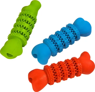Produktbild von Nobby Hundespielzeug Dental Knochen Vollgummi