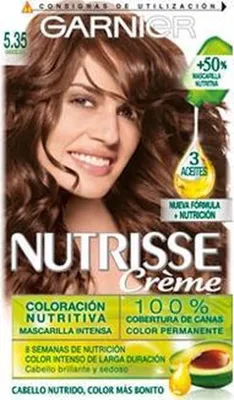 Zdjęcie produktu dla Garnier Nutrisse Odżywczy krem koloryzujący 5.35 Czekolada