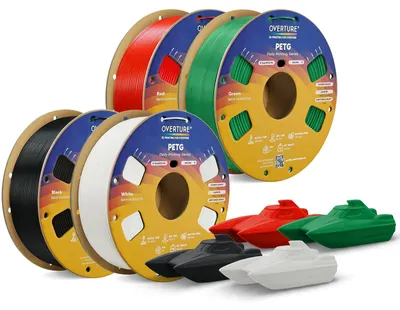 PETG 3D Drucker Filament 1,75mm 4kg 4 Farben Set