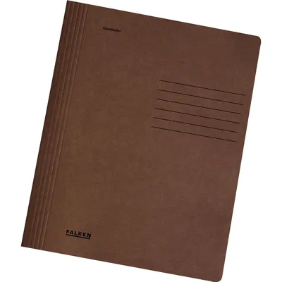 Image de 10x Falken classeur à levier 26001184 A4 carton brun foncé