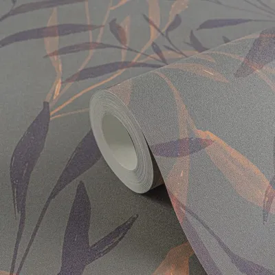 Obrázok produktu pre Vliestapete Floral Braun Anna D Andrea D.A.S. Création 782222 10,05 m x 0,53 m Blätter