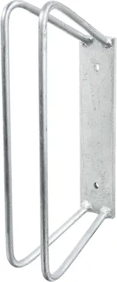 Immagine prodotto di Alberts 692483 Supporto per bicicletta singolo, disponibile a scelta in due versioni, per montaggio a parete, zincato a caldo, supporto ad angolo di 90