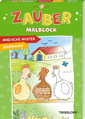 Produktbild von Zaubermalblock. Magische Muster. Bauernhof
