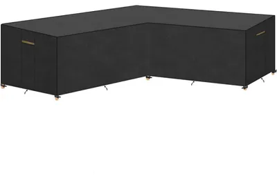 Produktbild von Abdeckplane Gartenmöbel L-Form 270x270x90/80cm Wasserdicht Oxford Polyester V-Form