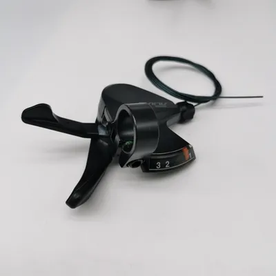 Produktbild von Shimano Schalthebel SL-M3100 | 3-fach links | mit 1800mm Schaltzug Alivio Rapidfire Plus 27 Gang MTB