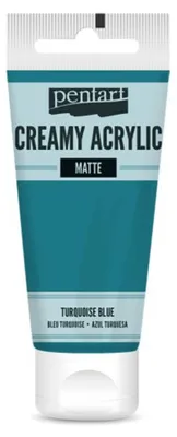 Produktbild von PENTART Matt-Acrylfarbe, cremig, 60 ml, TÜRKISBLAU