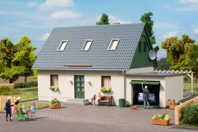 Produktbild von Auhagen Einfamilienhaus mit Garage 11454