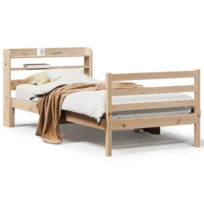 Obrázek produktu pro vidaXL Rám postele s čelem bez matrace 75x190 cm