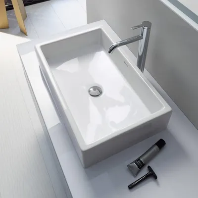 Produktbild von Duravit Vero Air Aufsatzbecken geschliffen ohne Hahnloch 60 x 38 cm, ohne Überlauf