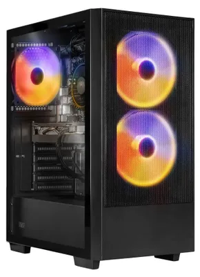 Produktbild von SMX® BattleStation M3A – Intel Core I5-12400F, RTX 5060 Ti 8GB, 32GB RAM, 1TB SSD, ARGB-Beleuchtung, Win11 – Gaming PC