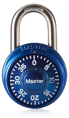 Produktbild von Master Lock 1533EURD Voreingestelltes Kombinations-Vorhängeschloss, Zufällige Farbe, 5,7 x 4 x 2,5 cm