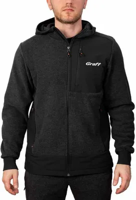 Produktbild von Graff Outdoor 233pbl2 Reißverschlusspullover Schwarz L Mann Schwarz L