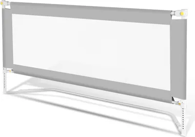 Produktbild von Aopunly 200cm Kinder Bettgitter Bettschutzgitter Kinderbettgitter Babybettgitter Höhenverstellbar Rausfallschutz für Familienbett und Kinderbett