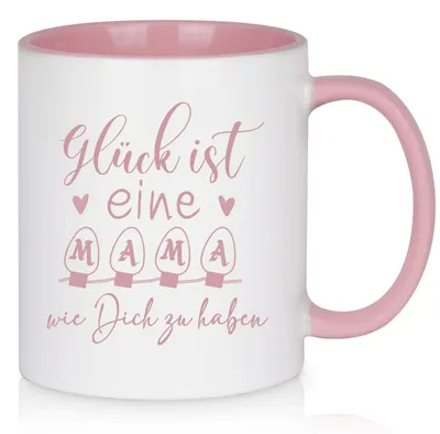 Productafbeelding van Koffiekop Moederdag "Geluk is om een moeder zoals jij te hebben" - 325 ml, keramiek