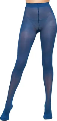 Produktbild von Giulia farbige Strumpfhosen Samba-40 navy peony XL