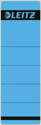 Produktbild von Leitz - Rückenetikett breit/kurz 62x192mm selbstklebend blau 10 Stück