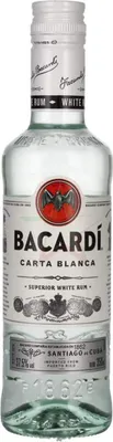 Immagine prodotto di Bacardi Rum Carta Blanca Superior 37,50 %  0,35 litri