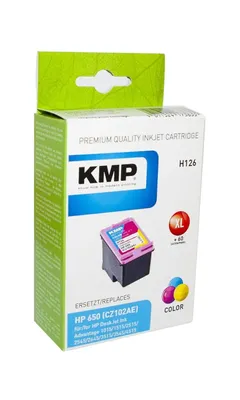 Obrázek produktu pro HP 650 XXL (HP CZ102AE, HP CZ102) barevný inkoust pro tiskárny HP, 260 stran, 12 ml, od českého výrobce KMP