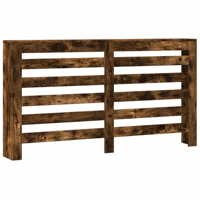Image de vidaXL Habillage de radiateur chêne fumé 149x20x82 cm Bois composite