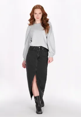 Image de Pull à capuche pour femmes SAPORTA - gris chiné, taille S