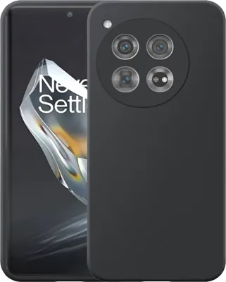 Immagine prodotto di Adatto per OnePlus 12 Custodia del telefono Custodia flessibile in silicone TPU - Custodia posteriore flessibile in silicone TPU - Nero - Smartphonics