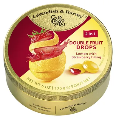 Obrázok produktu pre Cavendish & Harvey dvojité ovocné kvapky - citrón s jahodou