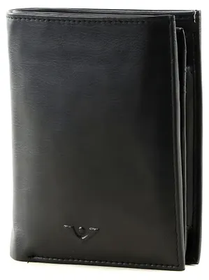 Image de VOi étui pour carte de crédit porte-monnaie Soft Rick Wallet Schwarz noir