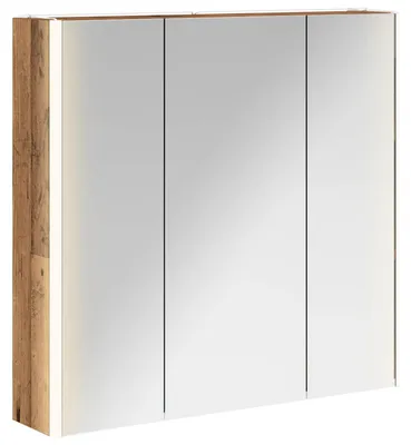 Produktbild von vidaXL Badezimmerspiegelschrank Altholz 73,5 x 15,5 x 70 cm