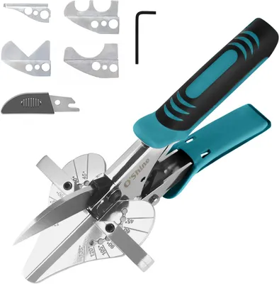 Imagen del producto de Tijera de corte angular con 4 mordazas intercambiables, para ángulos de 45 a 135 grados, 1 unidad, para corte