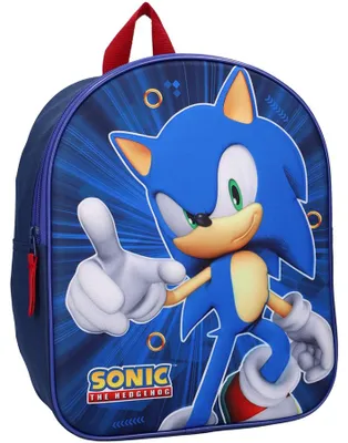 Immagine prodotto di Zaino 3D Sonic the Hedgehog, Blu, 32 x 26 x 11 cm