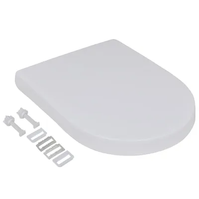 Immagine prodotto di vidaXL Sedili per WC con chiusura morbida 2 pz. Plastica Bianco