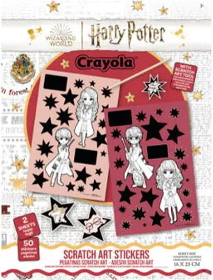 Obrázek produktu pro Crayola - Harry Potter škrábání listů