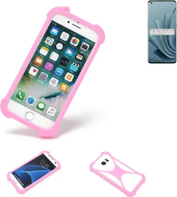 Produktbild von K-S-Trade Handy Hülle kompatibel mit OnePlus 10 Pro Schutz Hülle Bumper Silikon Schutz Hülle Cover Case Silikoncase Silikonbumper TPU Softcase