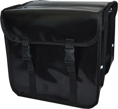 Produktbild von FAHRRADTASCHE Gepäckträgretache Fahrrad 26" 28" Doppel Tasche Gepäckträger PVC SCHWARZ