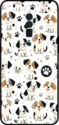 Produktbild von Smartphonica Telefon Fall geeignet für Oppo Reno 10X Zoom mit Hund drucken - TPU zurück Abdeckung Fall Hund Design